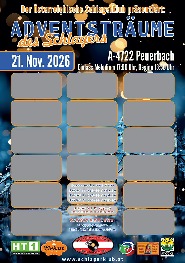 Adventsträume 2026 - Vorschau